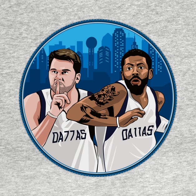 Luka & Kyrie by Mavs Step Back